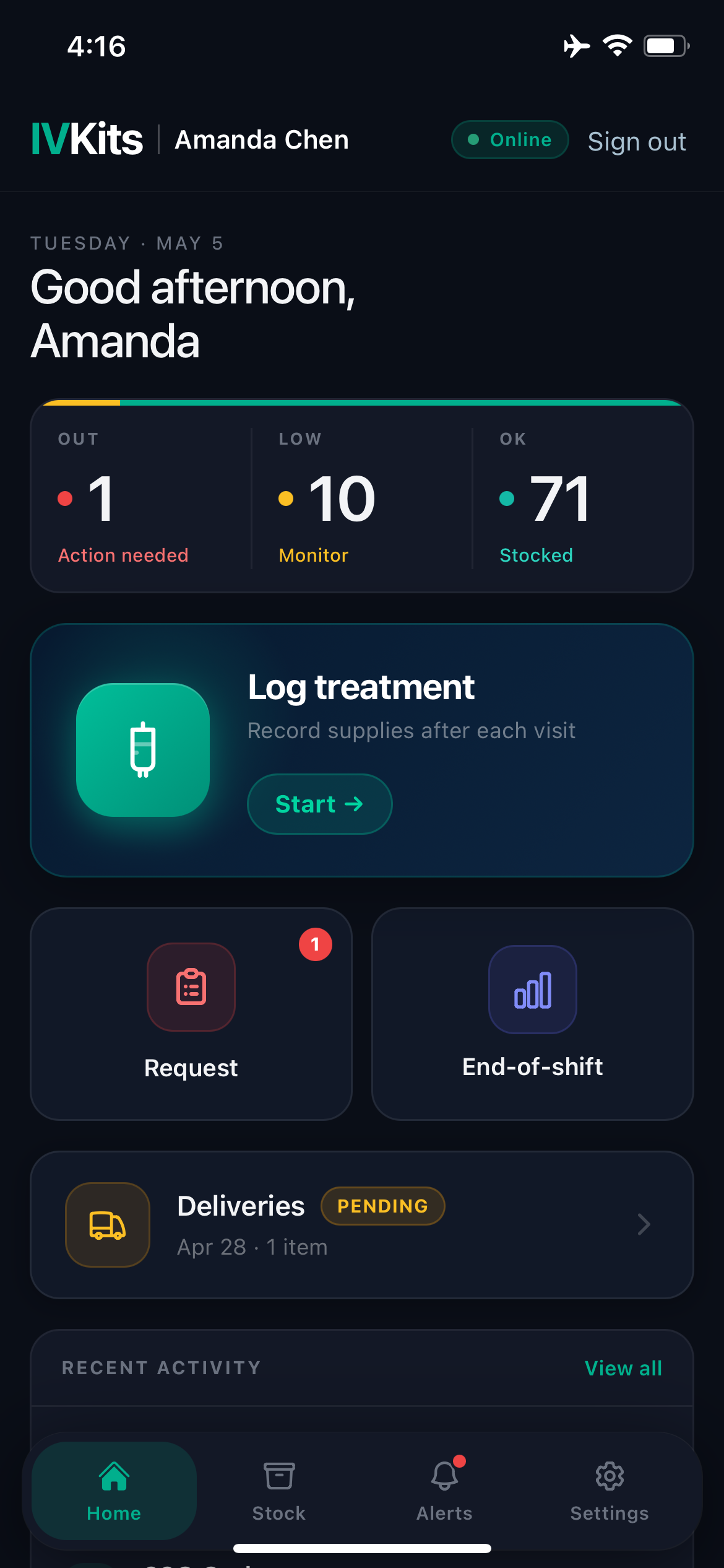 IVKits nurse app